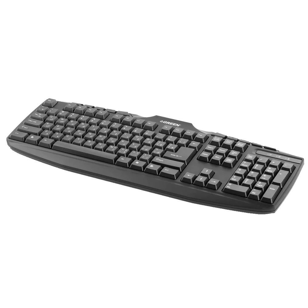 Green GKM-305 Wired Keyboard and Mouse
