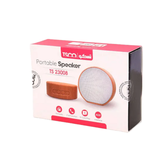 اسپیکر بلوتوثی تسکو طرح چوب مدل TS 23008 اسپیکر بلوتوثی تسکو طرح چوب مدل TS 23008