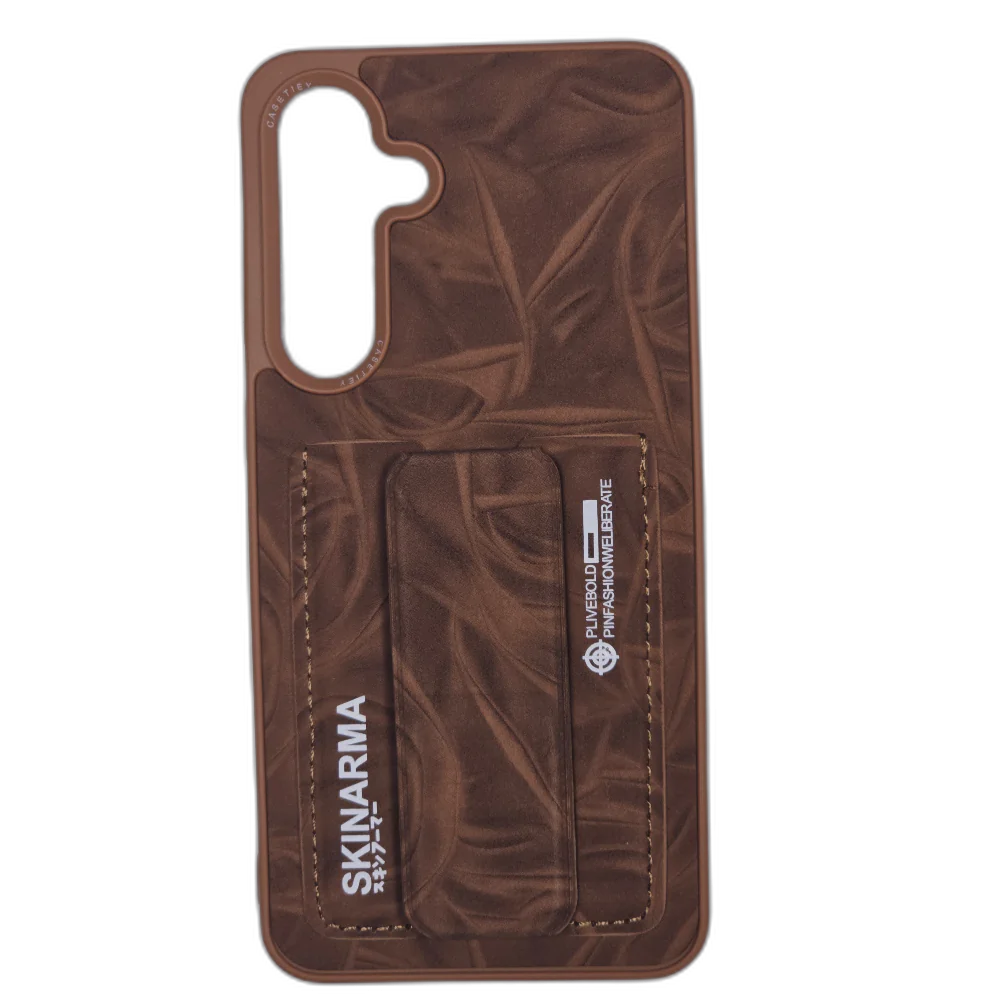 Leather card holder guard suitable for Galaxy A55