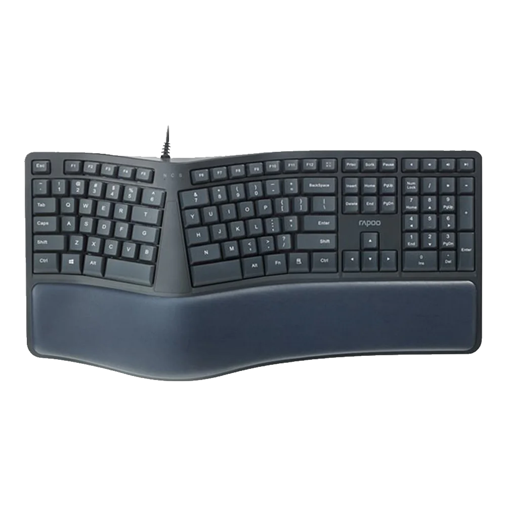 Rapoo NK8800 Wired Ergonomic Keyboard
