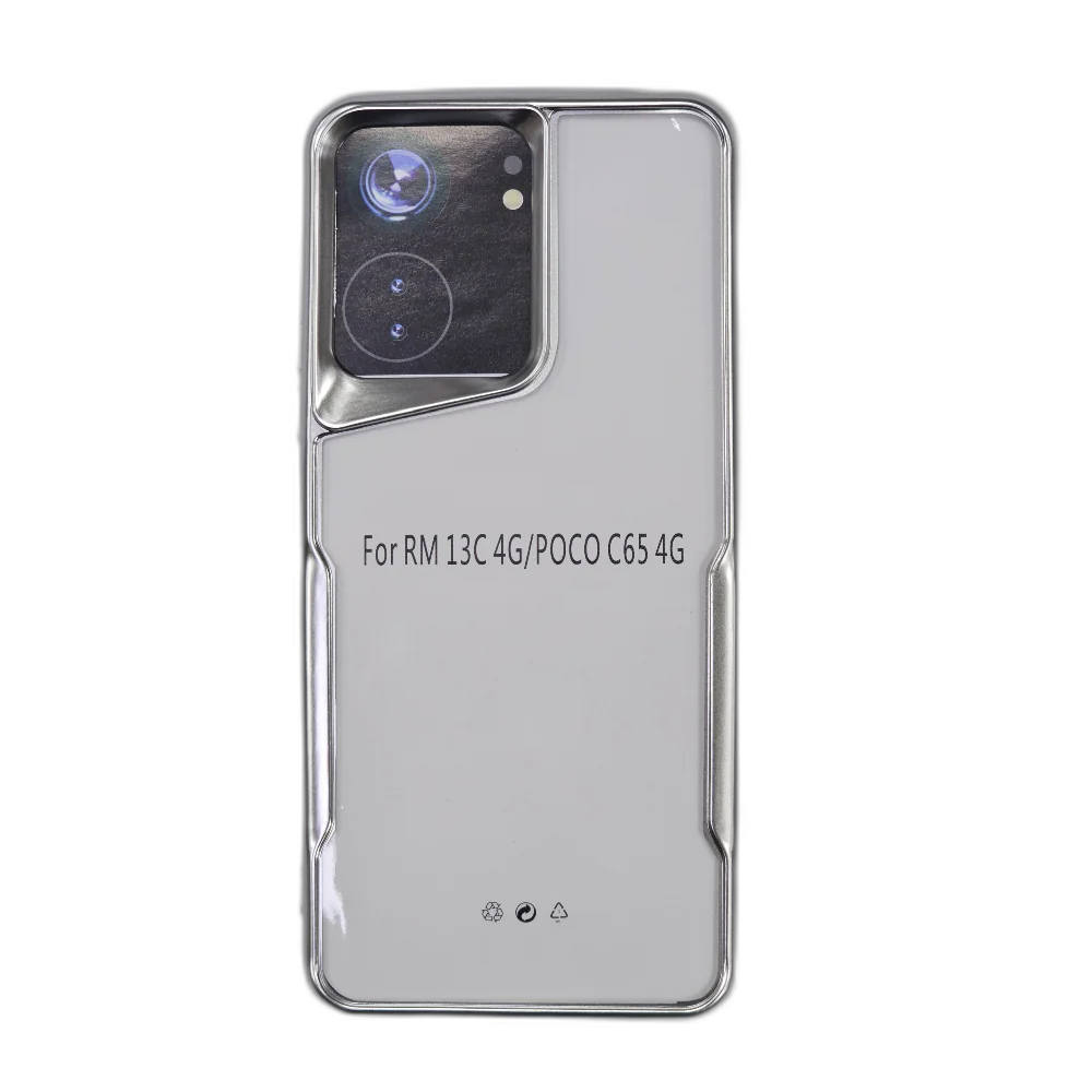 case-titanium-round-transparent-jelly-suitable-for-xiaomi-redmi-13c