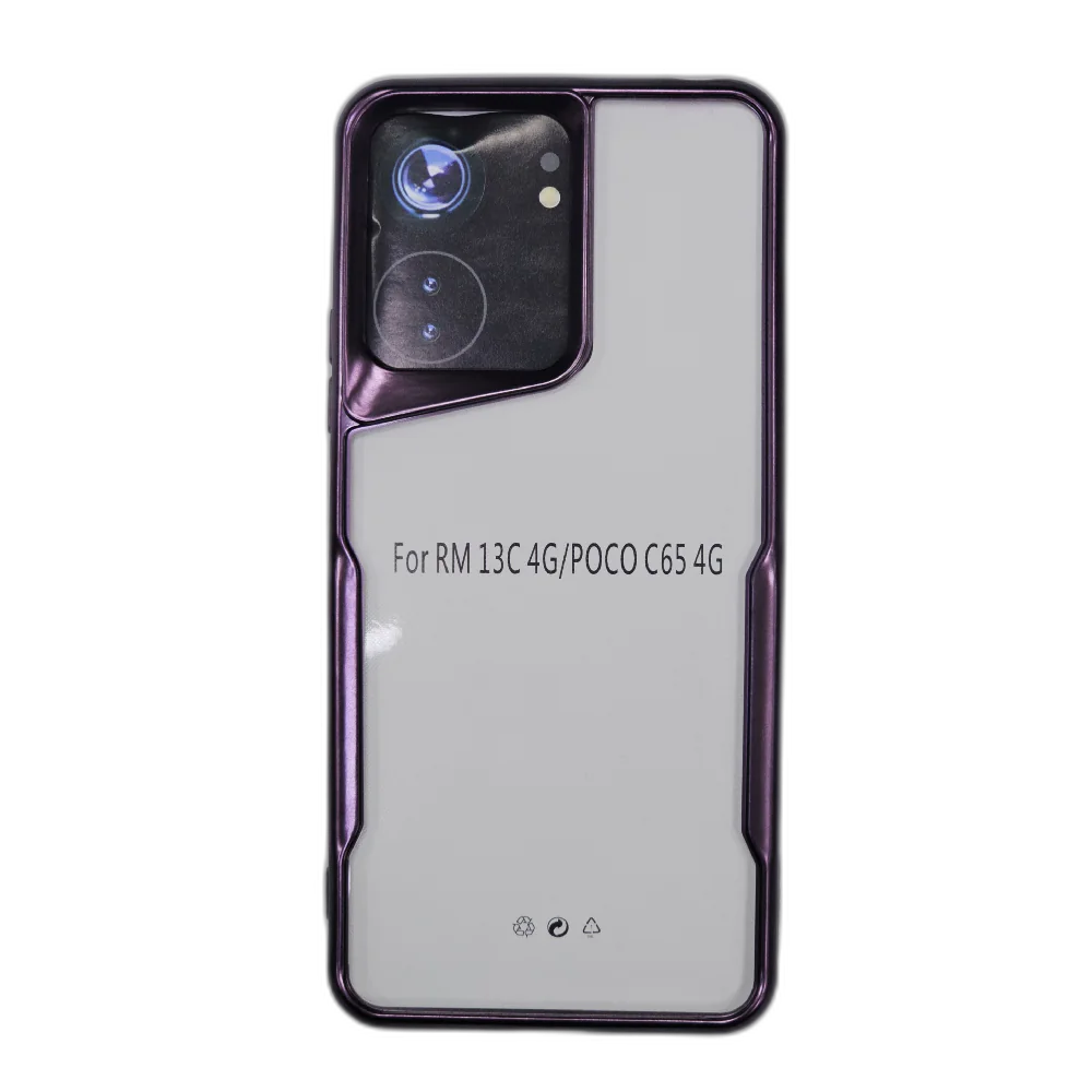 case-titanium-round-transparent-jelly-suitable-for-xiaomi-redmi-13c