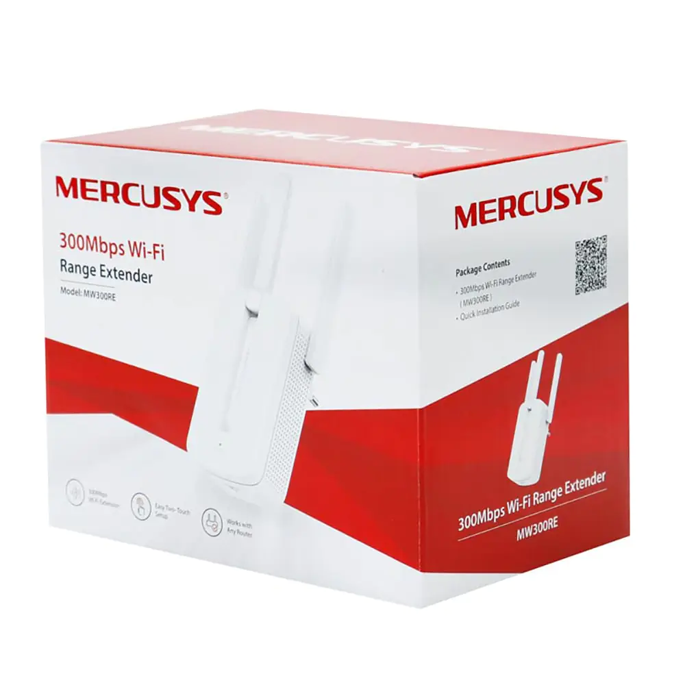 Mercusys MW300RE 300Mbps Wi-Fi Range Extender