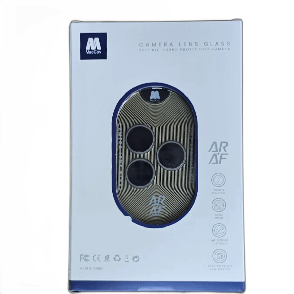 MacCoy Ring Lens Protector with Stencil for iPhone 15 Pro Max