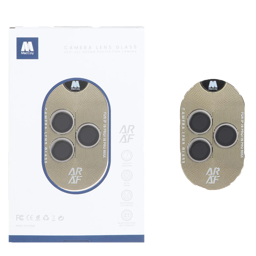MacCoy Ring Lens Protector with Stencil for iPhone 15 Pro Max