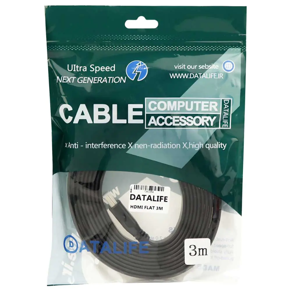 DataLife Flat 3m HDMI Cable