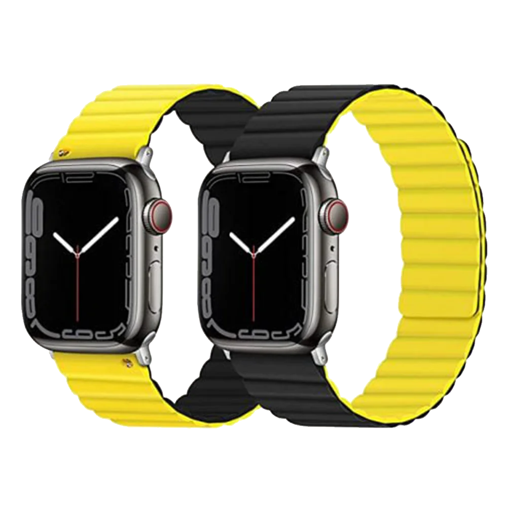 Silicone Link strap with 20mm modern buckle