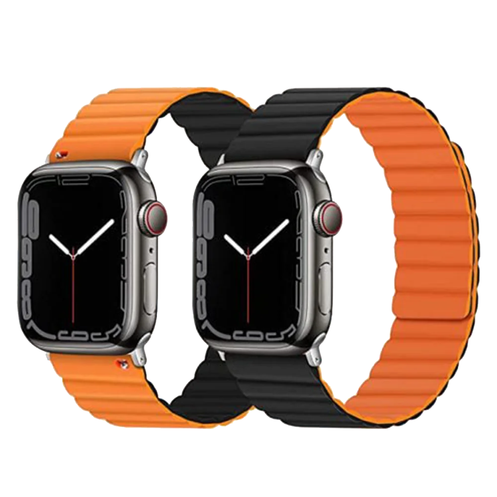 Silicone Link strap with 20mm modern buckle