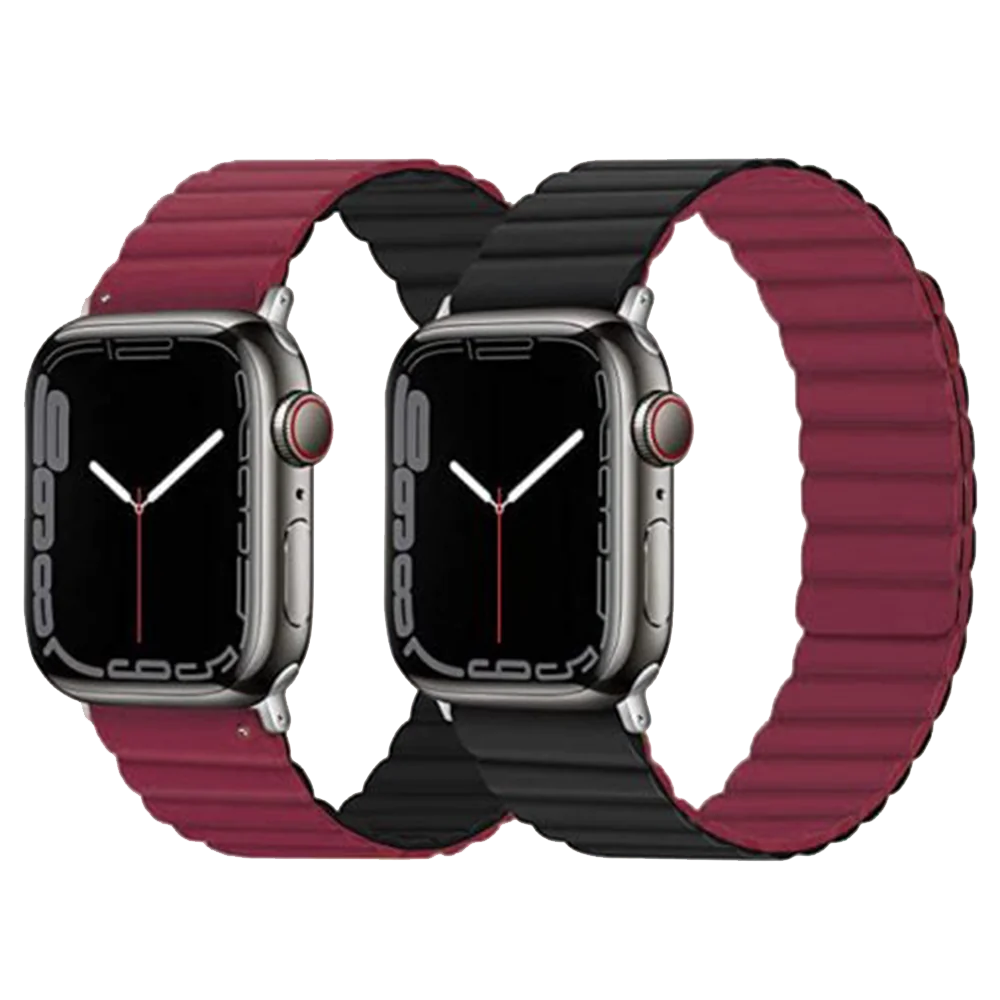 Silicone Link strap with 22mm modern buckle