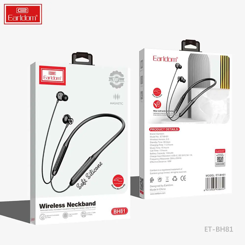 Earldom ET-BH81 Wireless Neckband Handsfree
