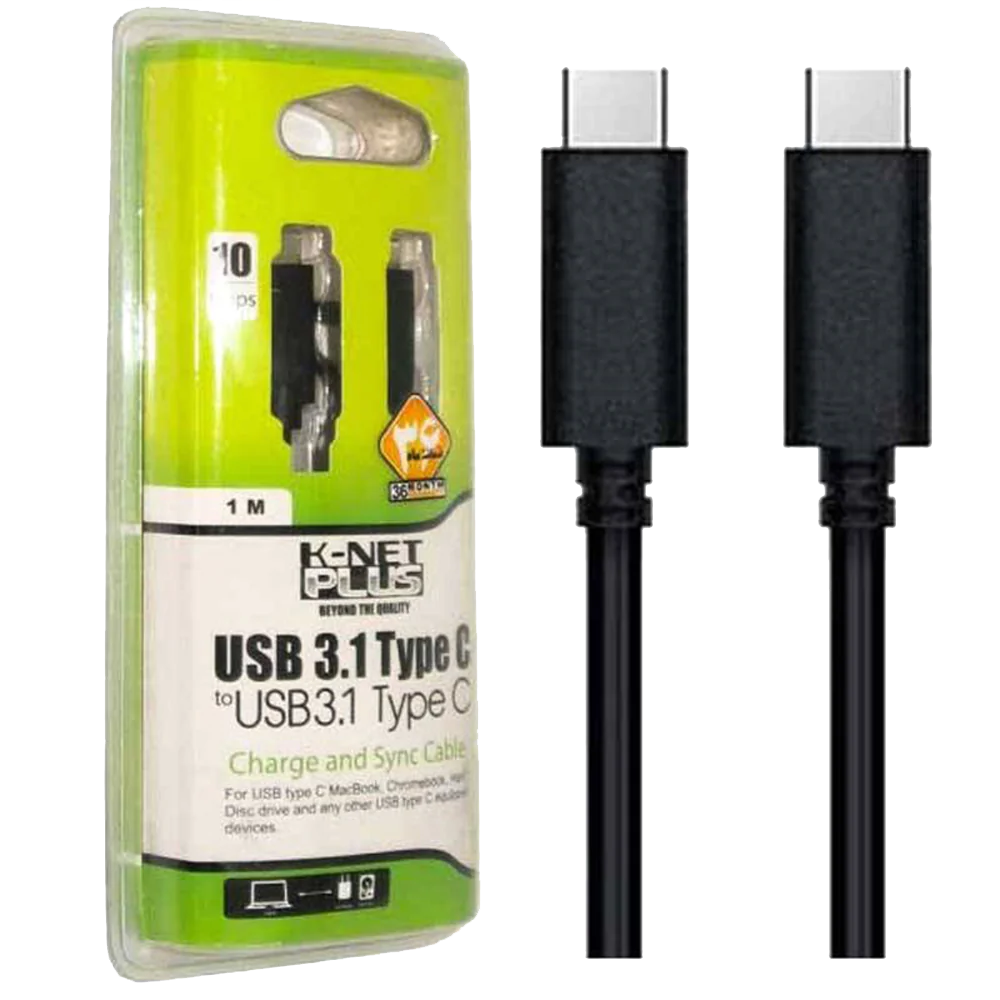 K-Net Plus Type-C to Type-C 1m Cable