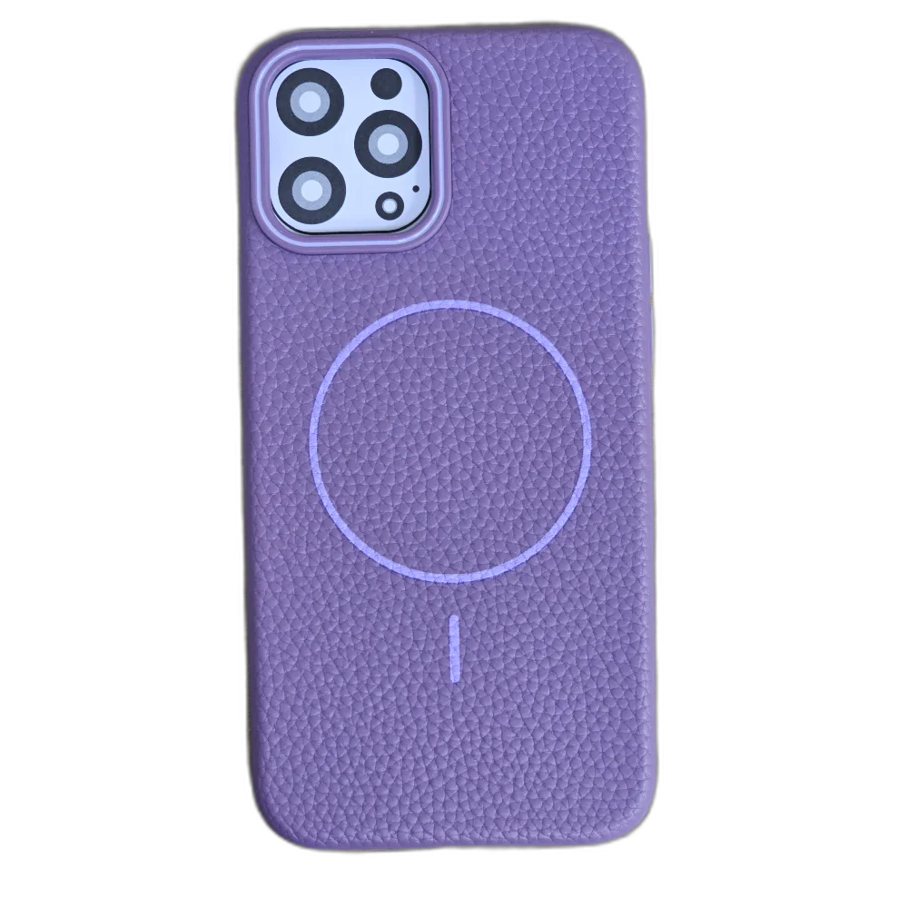 MagSafe leather cover suitable for Apple iPhone 13 Pro Max model Syndee