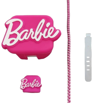 کاور شارژر دیواری 25 وات مدل Barbie به همراه محافظ کابل کاور شارژر دیواری 25 وات مدل Barbie به همراه محافظ کابل
