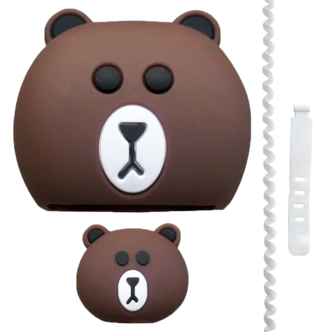 کاور شارژر دیواری 20 وات مدل Teddy-Cover به همراه محافظ کابل کاور شارژر دیواری 20 وات مدل Teddy-Cover به همراه محافظ کابل