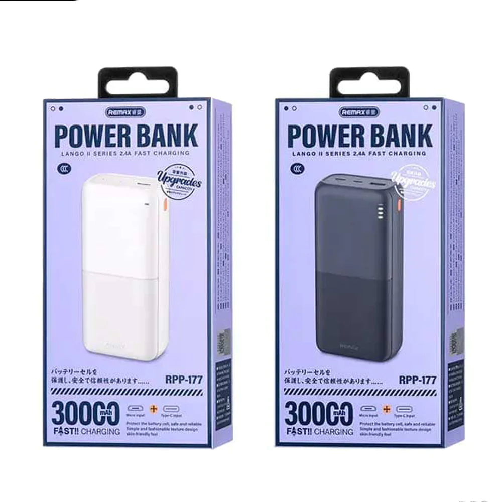 Remax RPP-177 Fast Charging Power Bank 30000mah