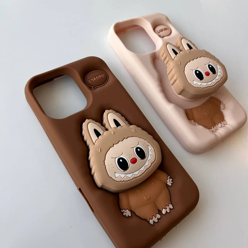 Labubu Silicone Phone Case For iPhone 16 Pro Max