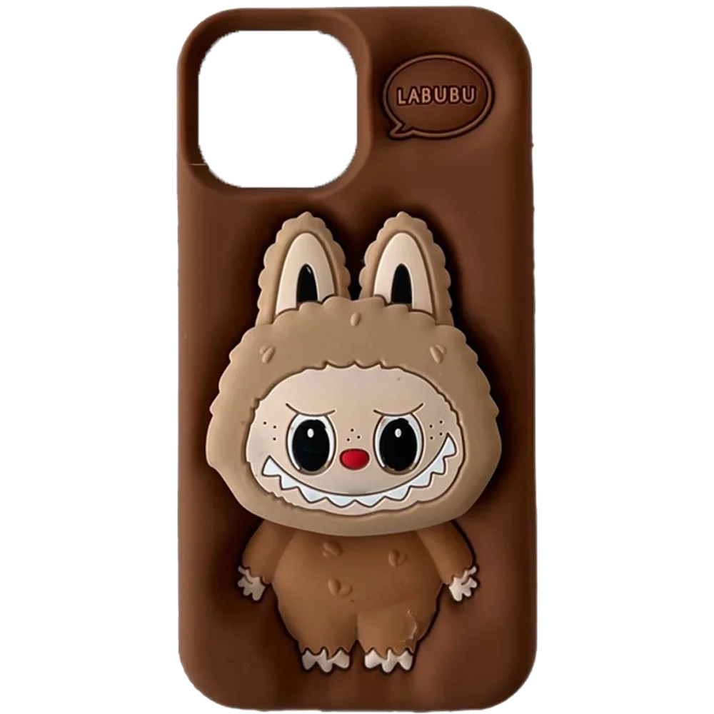 Labubu Silicone Phone Case For iPhone 16 Pro