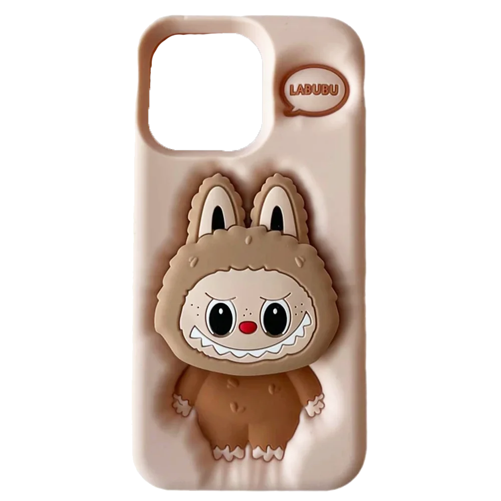 Labubu Silicone Phone Case For iPhone 16 Pro
