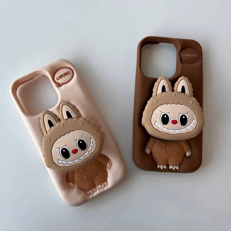 Labubu Silicone Phone Case For iPhone 16 Pro