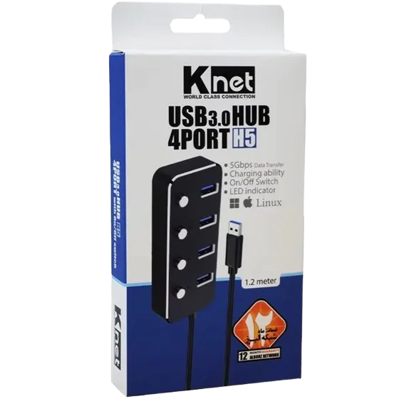 Knet K-HUB 4port H5 USB 3.0