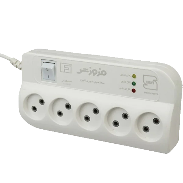 Foruzesh 5-home audio-visual surge protector with 2.8-meter cable without ground