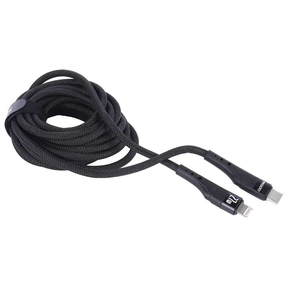 Yesido CA115 Type-C To Lightning PD 27W 3m Fast Charging Cable