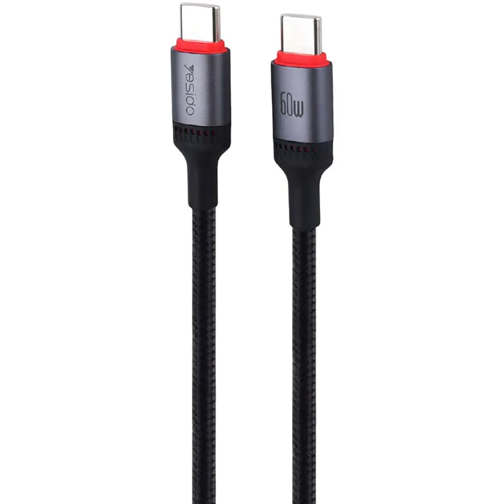 Yesido CA181 Type-C To Type-C PD 3A 60W 1.2m Fast Charging Cable