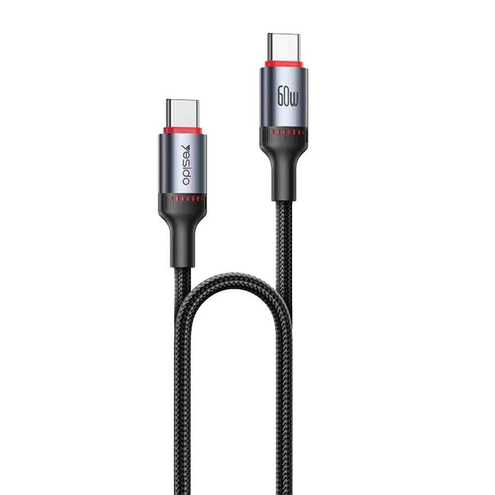 Yesido CA181 Type-C To Type-C PD 3A 60W 1.2m Fast Charging Cable