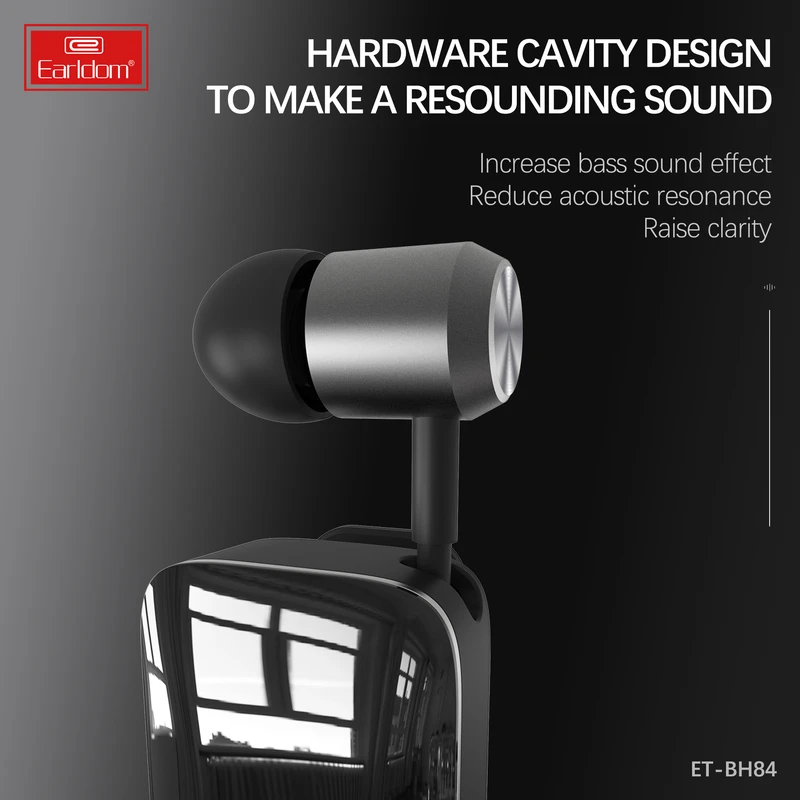 Earldom Bluetooth Handsfree Model CLIP-ON BH84