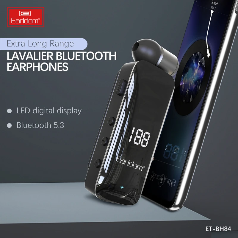 Earldom Bluetooth Handsfree Model CLIP-ON BH84
