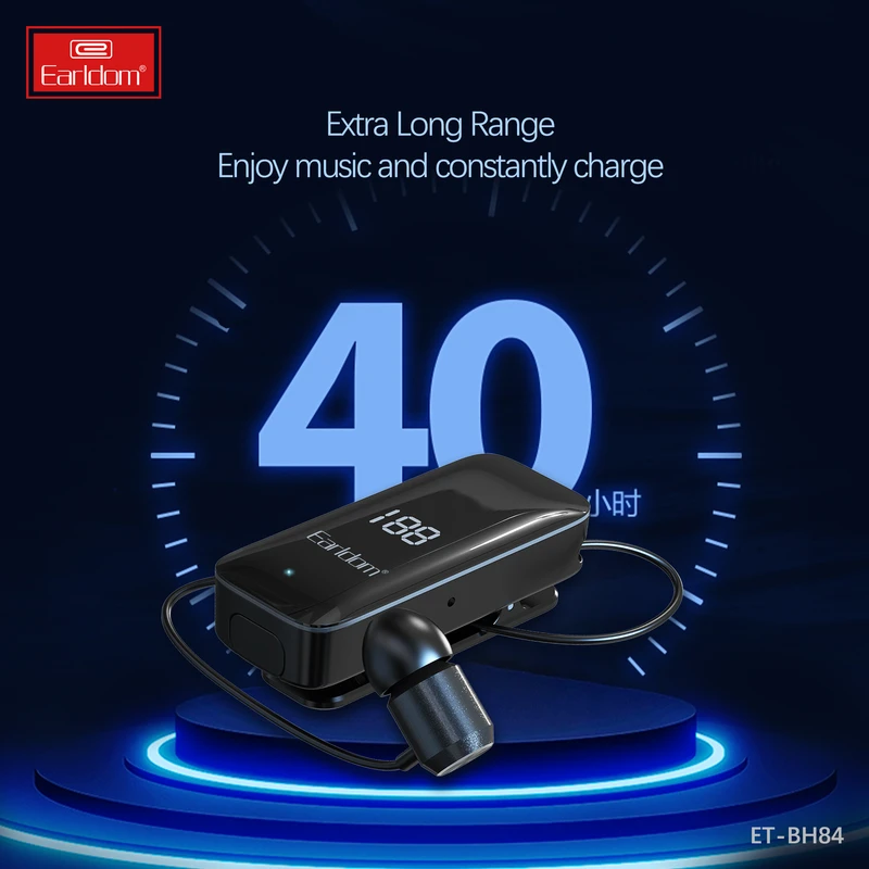 Earldom Bluetooth Handsfree Model CLIP-ON BH84