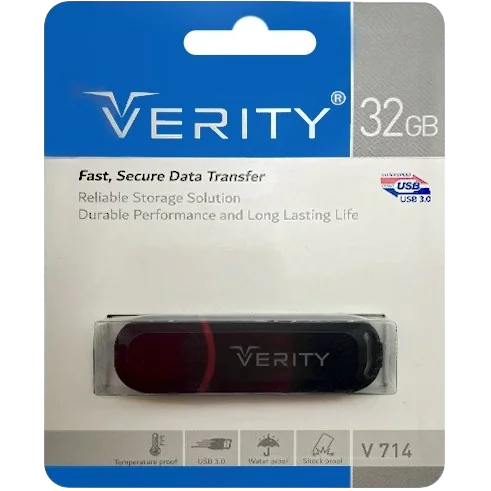 VERITY 32GB USB3.0 V714 Flash Drive