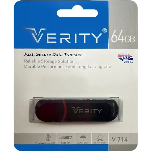 VERITY 64GB USB3.0 V714 Flash Drive