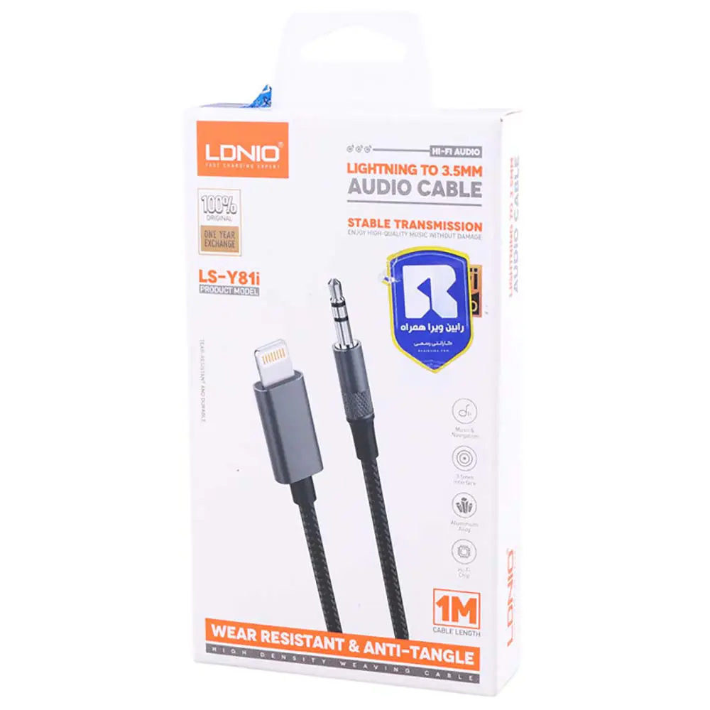 Ldnio LS-Y81i Lightning To AUX 1m Cable