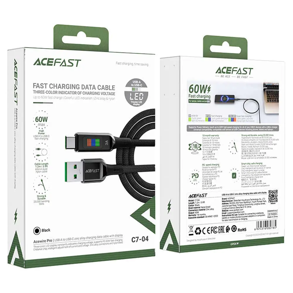 Type-C cable ACEFAST C7-04 1.2 M 60W