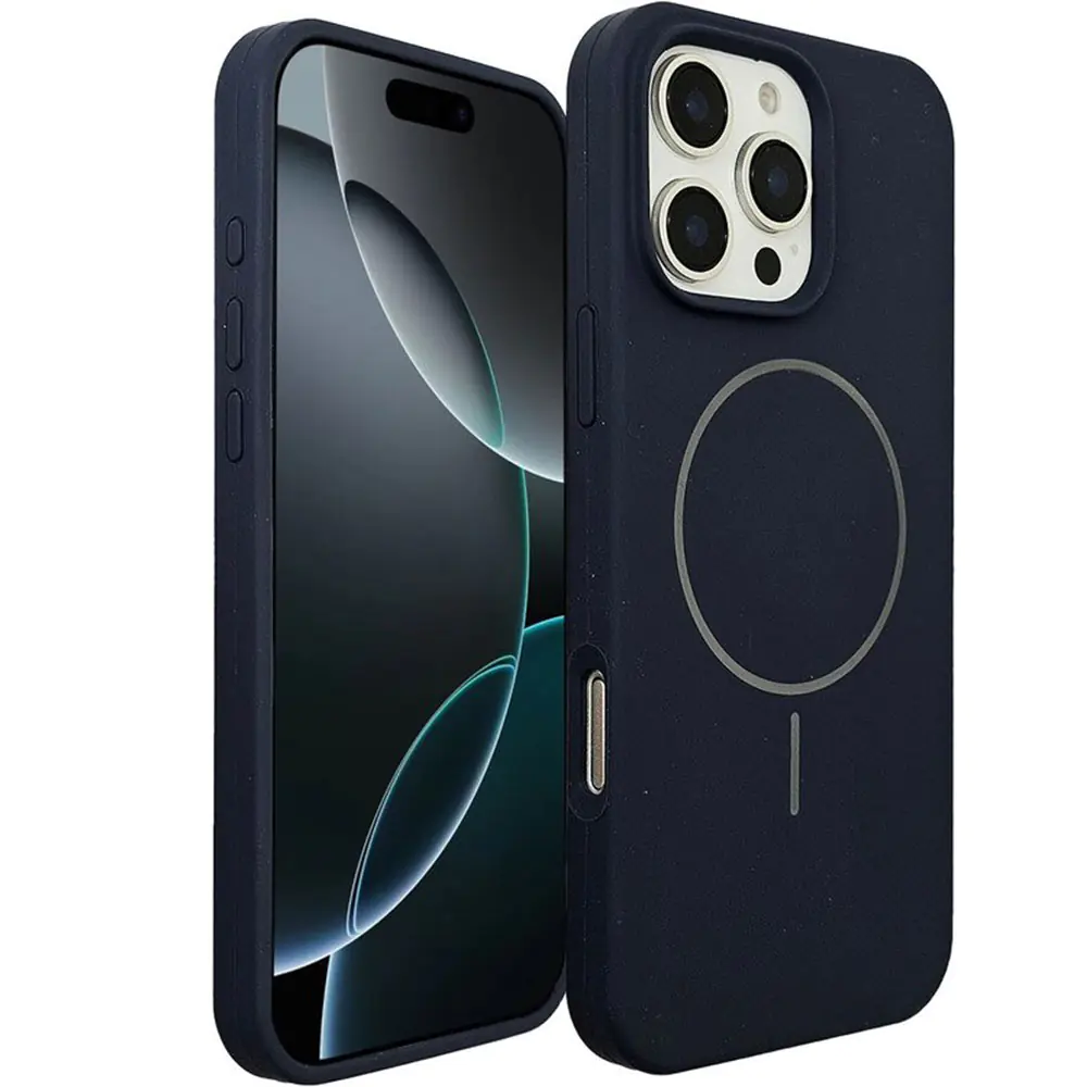 MagSafe design silicone cover for iPhone 16 Pro Max