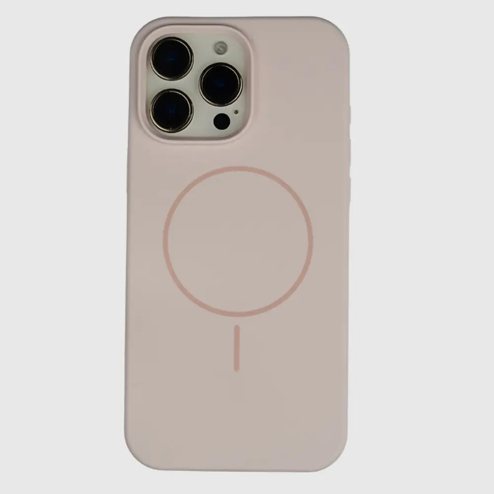 MagSafe design silicone cover for iPhone 16 Pro Max