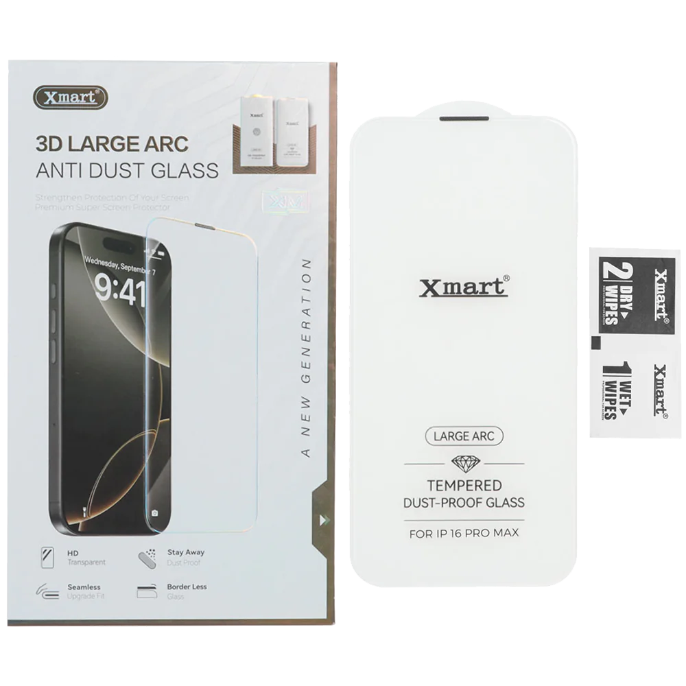 Glass Xmart 3D Large Arc for Apple iPhone 16 Pro Max