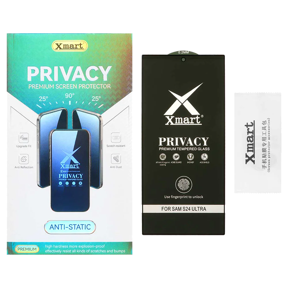 Glass Full Cover XMART Privacy for Galaxy S24 Ultra
