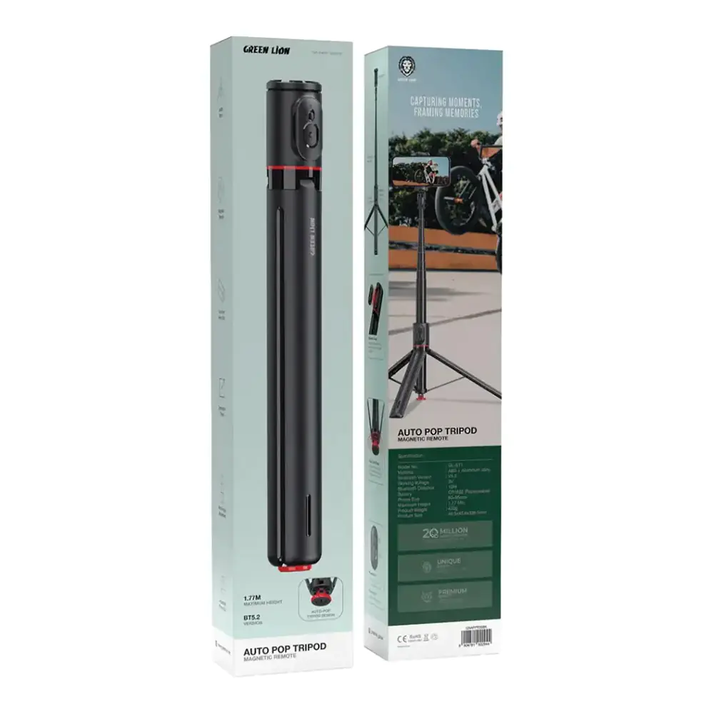Green Lion Auto Pop Tripod Magnetic Remote