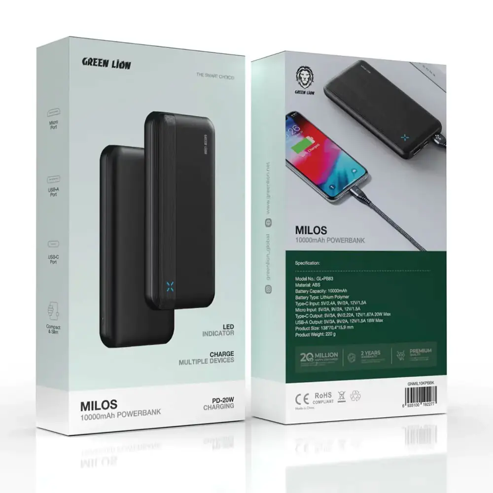 Green Lion Milos Powerbank 10000mAh
