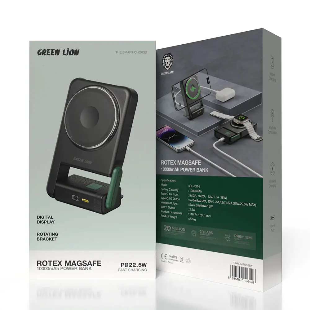 Green Lion Rotex Mag Safe Power Bank 10000 mAh
