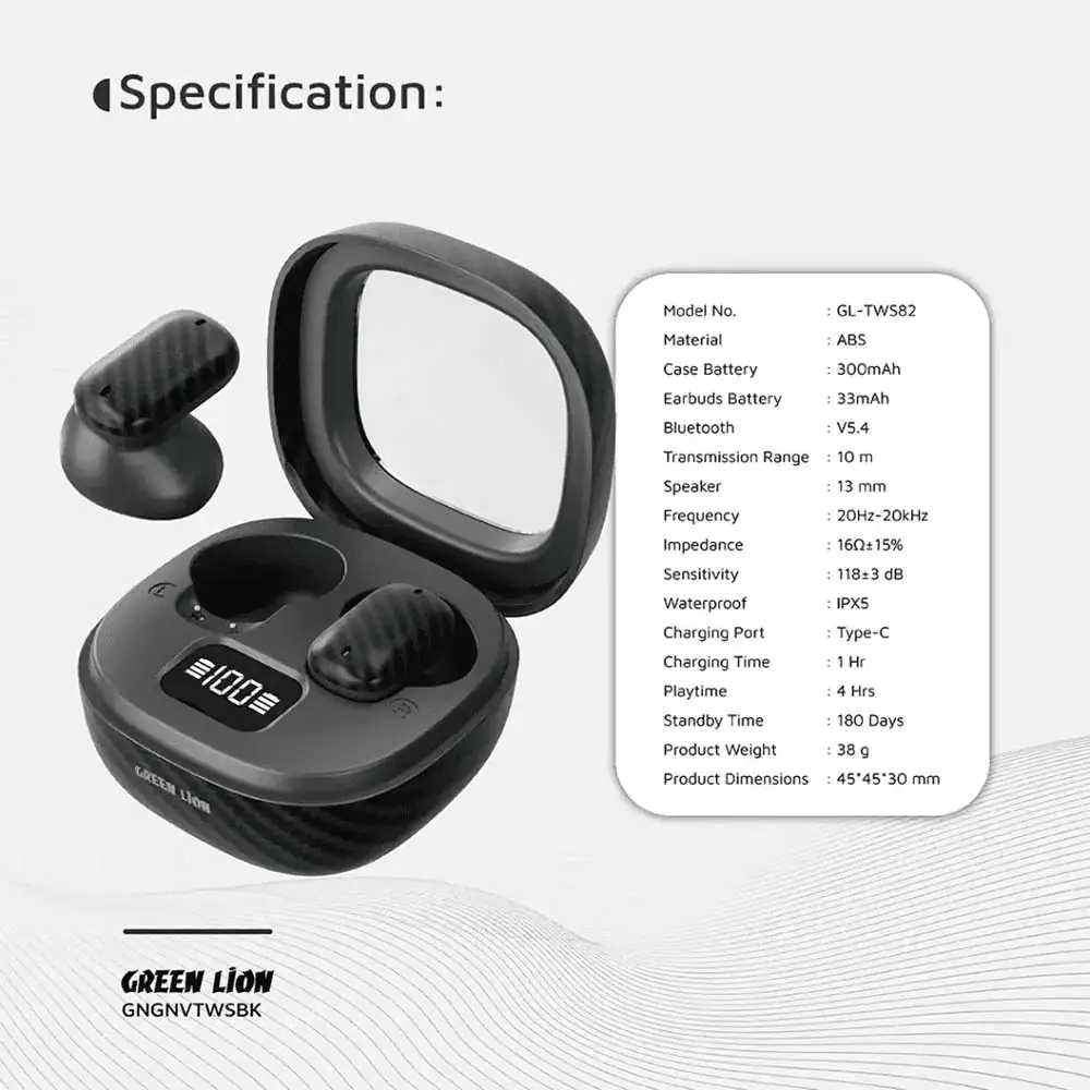 Green Lion Geneva True Wireless Earbuds