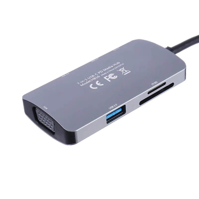 Yesido HB16 Type-C 7Port Hub