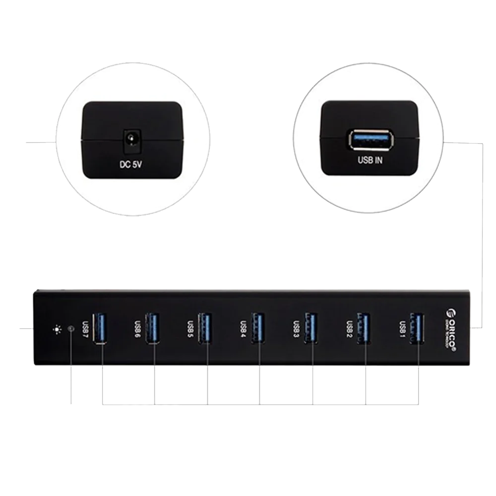 Orico H7013-U3 USB3.0 7Port Hub