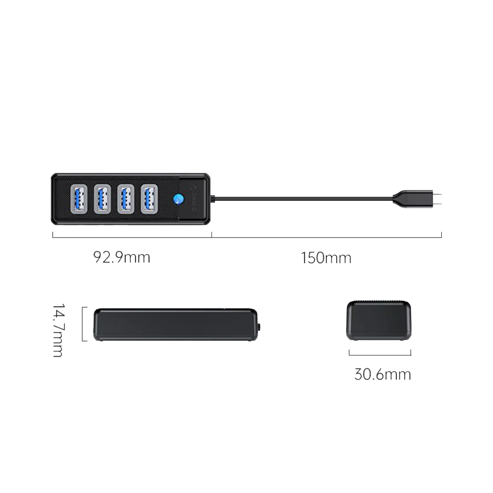 Orico PW4U-C3 Type-C 4Port HUB