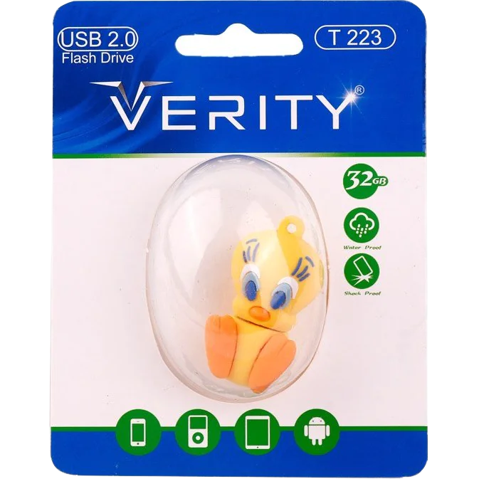Verity flash model T223, capacity 32 GB