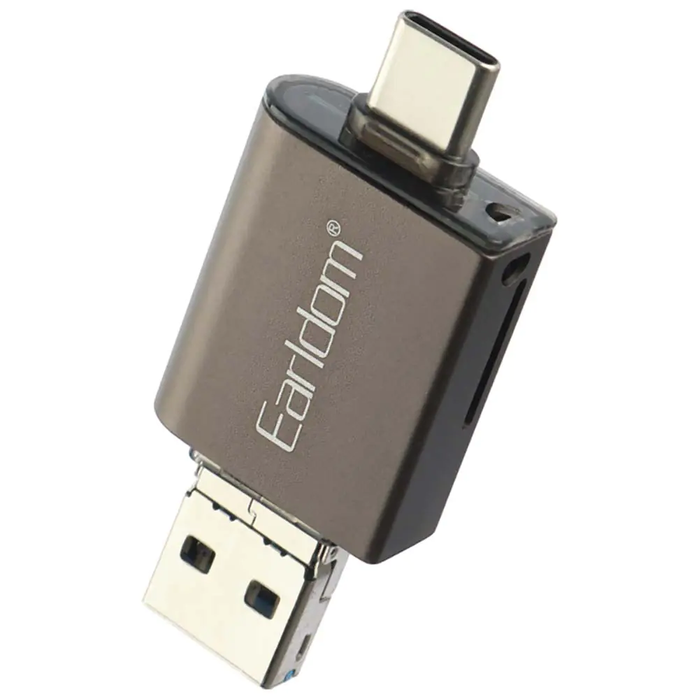 Earldom ET-OT82 OTG Type-C 4 in 1 Card Reader