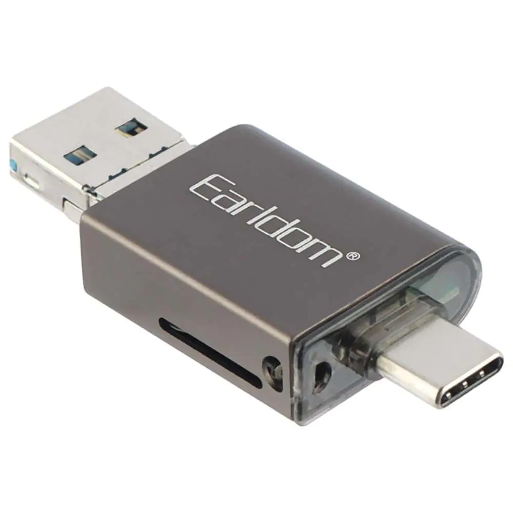 Earldom ET-OT82 OTG Type-C 4 in 1 Card Reader