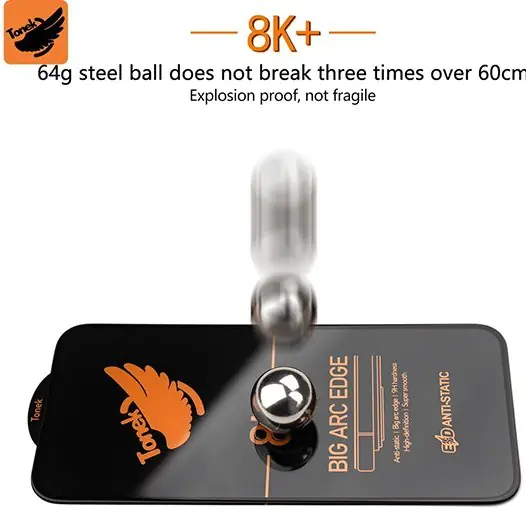 TONEK anti-static glass suitable for Xiaomi Redmi 12 mobile phone